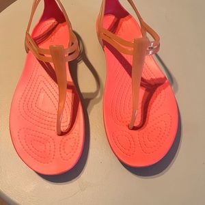 Isabella t-strap sandal by Crocs